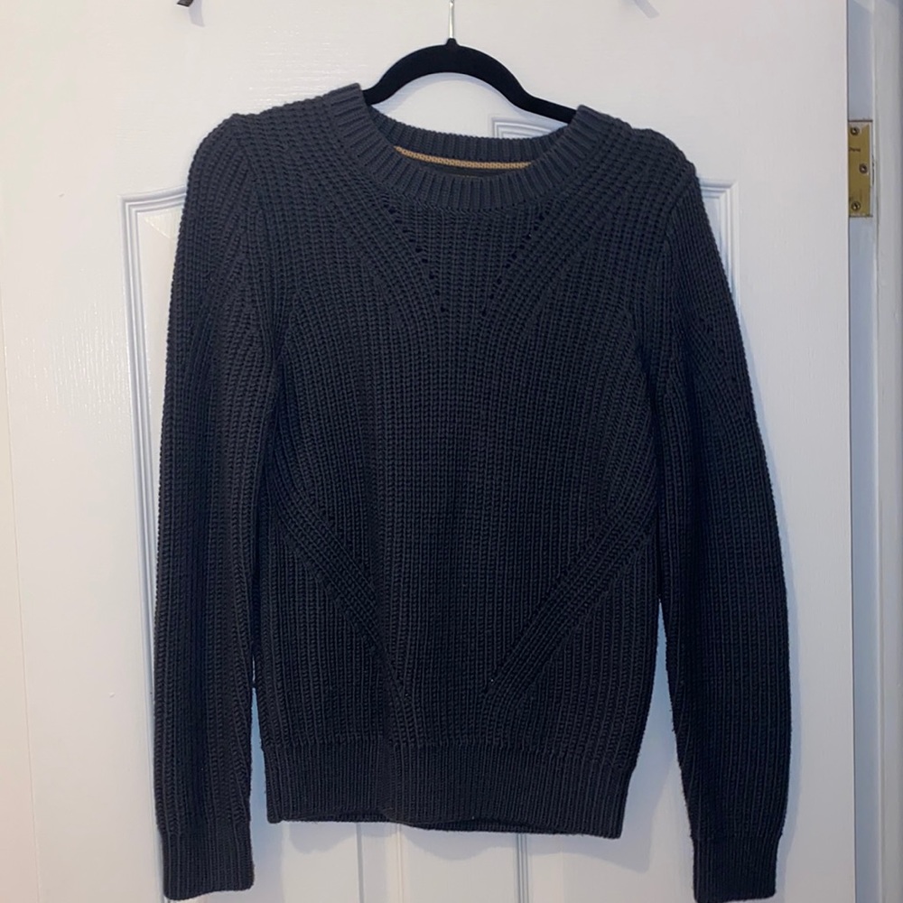 Navy sweater